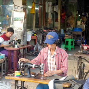 Myanmar, Mandalay – Traditional sewing workshop High-Quality Images & Videos The MCA Collection
