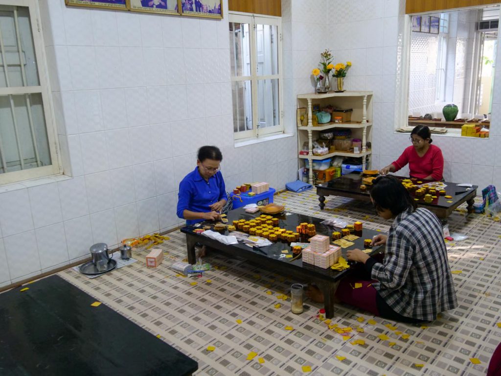 Myanmar, Mandalay – Traditional workshop for making gold leaves High-Quality Images & Videos The MCA Collection