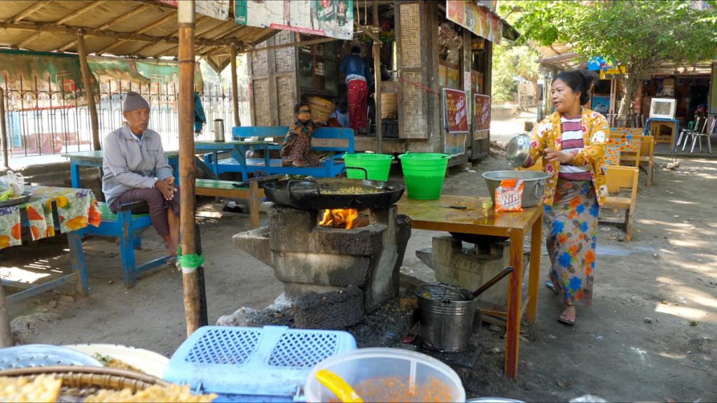 Myanmar, Mingun – traditional – Street food High-Quality Images & Videos The MCA Collection