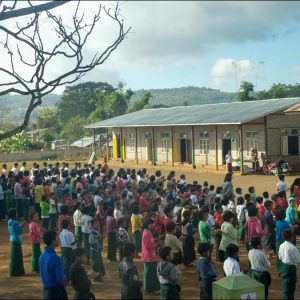 Myanmar, traditional – A school in Burmese village High-Quality Images & Videos The MCA Collection
