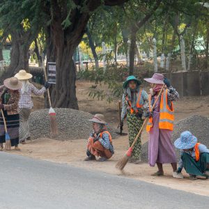 Myanmar, traditional – Burmese women work on road renovations High-Quality Images & Videos The MCA Collection