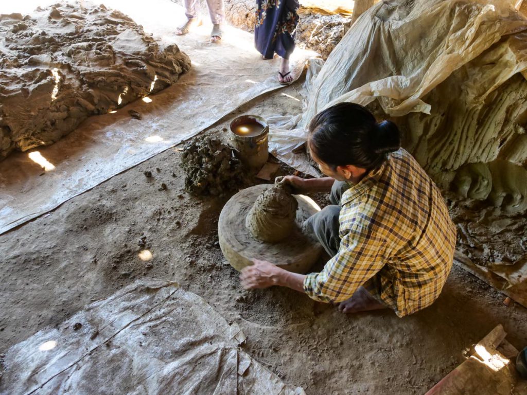 Myanmar, traditional – Ceramics, creating tableware on wheels High-Quality Images & Videos The MCA Collection