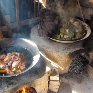 Myanmar, traditional – Inle Lake – Preparation of meat wrapped in leaves High-Quality Images & Videos The MCA Collection
