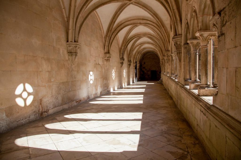 Portugal,  Alcobaca Monastery – Cloister of King Dinis (00:02:00) High-Quality Images & Videos The MCA Collection