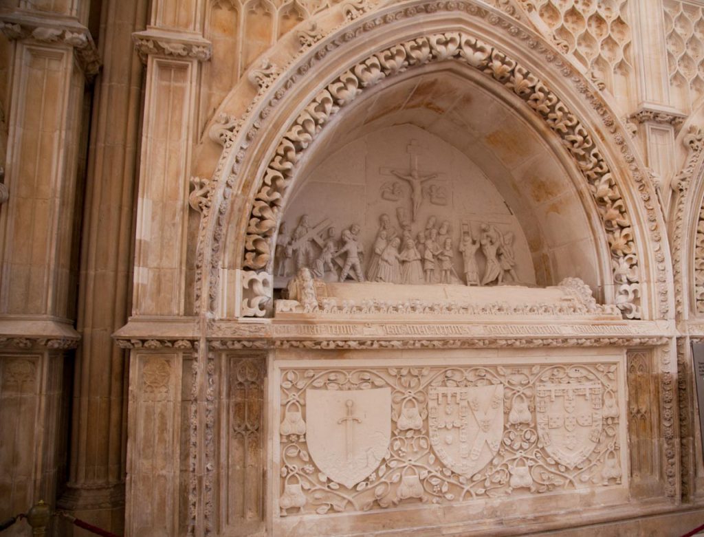 Portugal,  Batalha Monastery – Tomb of Jonn Reguengos and Isabella Barcellos (00:00:11) High-Quality Images & Videos The MCA Collection