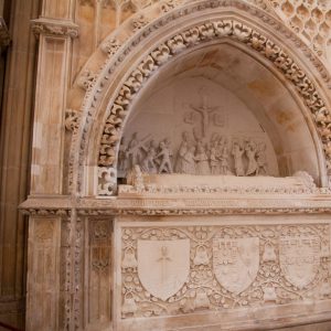 Portugal,  Batalha Monastery – Tomb of Jonn Reguengos and Isabella Barcellos (00:00:11) High-Quality Images & Videos The MCA Collection