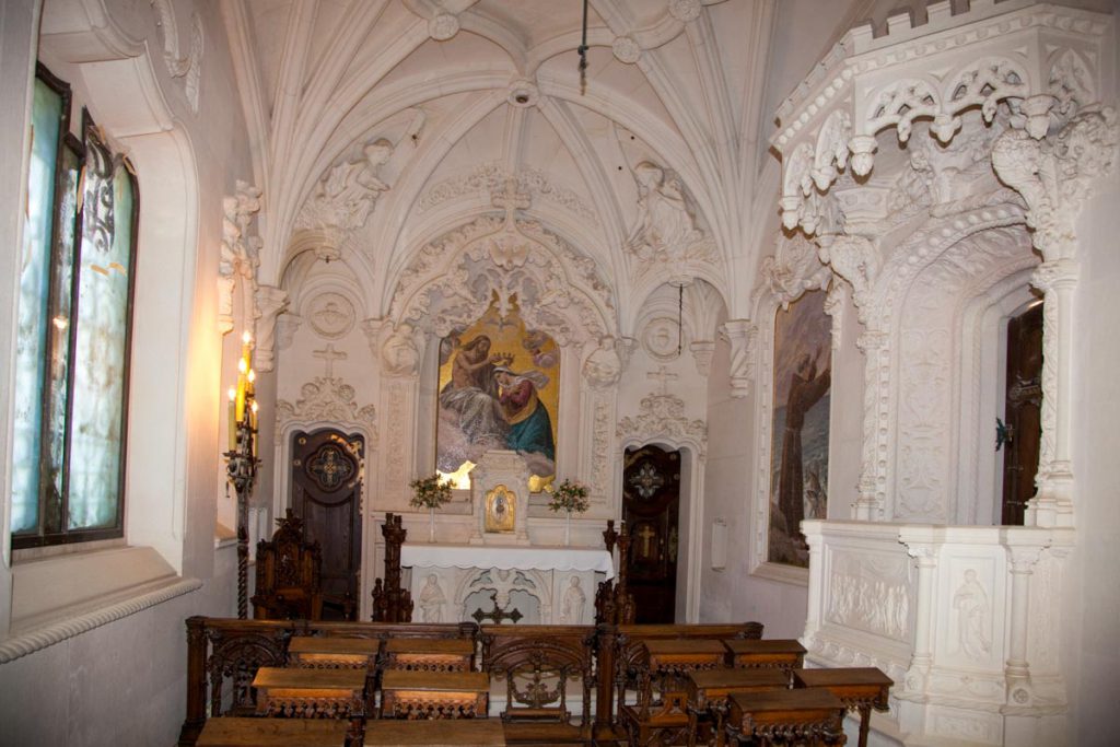 Portugal,  Sintra – Quinta da Regaleira Palace – Chapel (00:00:45) High-Quality Images & Videos The MCA Collection