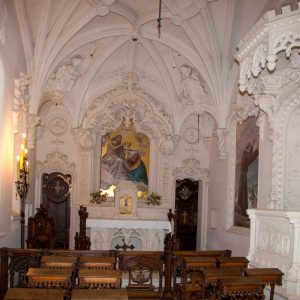 Portugal,  Sintra – Quinta da Regaleira Palace – Chapel (00:00:45) High-Quality Images & Videos The MCA Collection
