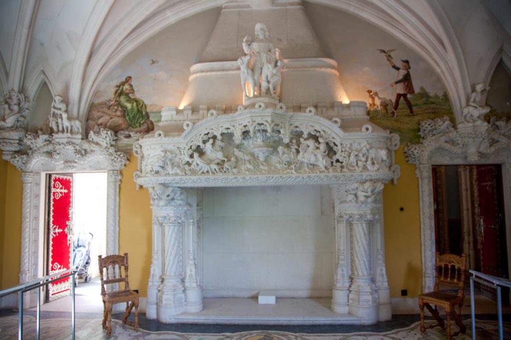 Portugal,  Sintra – Quinta da Regaleira Palace – Dining Room (00:00:24) High-Quality Images & Videos The MCA Collection