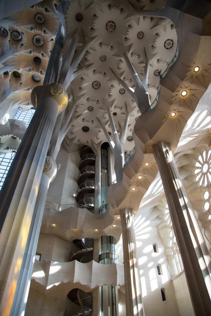 Spain,  Barcelona – Sagrada Familia – Crossing (00:00:15) High-Quality Images & Videos The MCA Collection