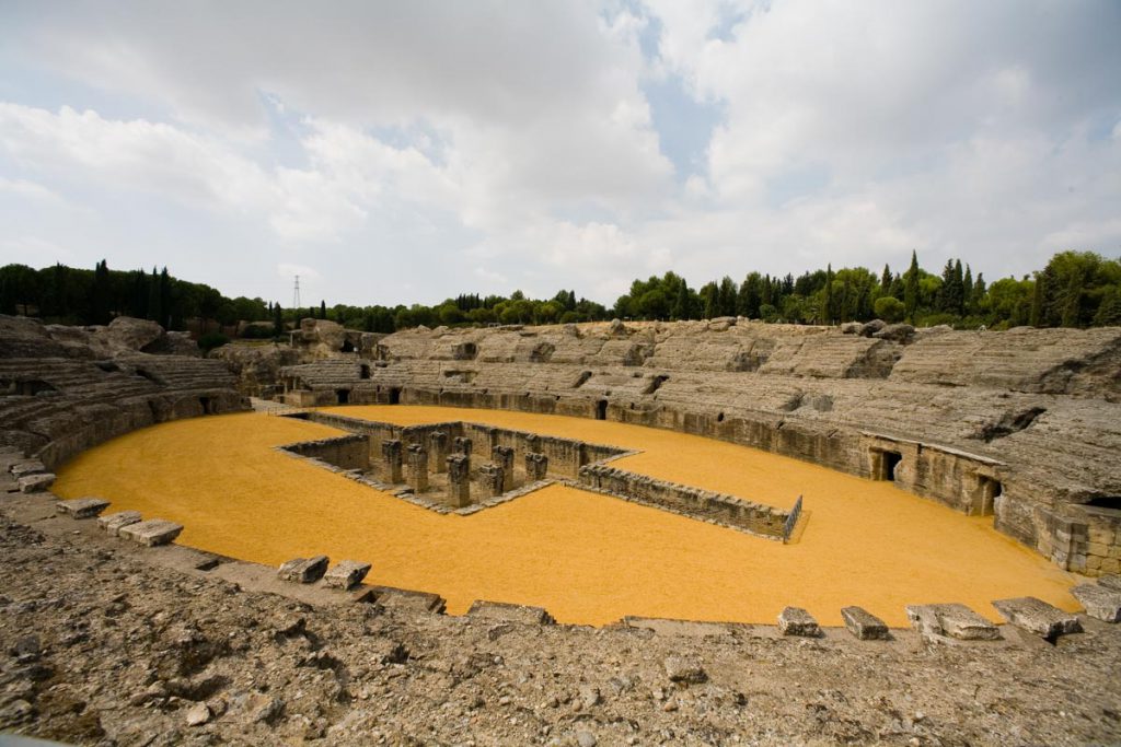 Spain,  Italica Roman Amphitheatre (00:01:29) High-Quality Images & Videos The MCA Collection