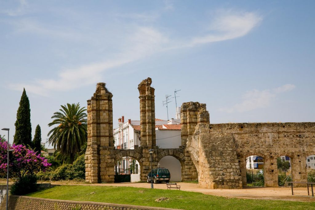 Spain,  Merida, San Lorenzo Roman aqueduct (00:01:34) High-Quality Images & Videos The MCA Collection