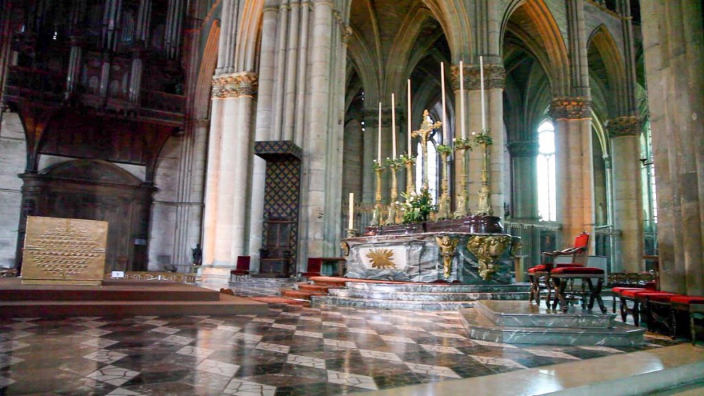 France, Reims Cathedral – Altar (00:00:20) High-Quality Images & Videos The MCA Collection