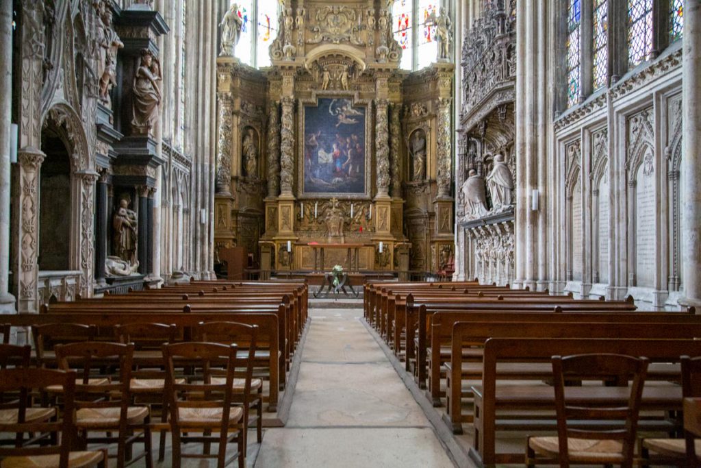 France, Rouen, Cathedral – Chapel  – Lady chapel (00:00:20) High-Quality Images & Videos The MCA Collection