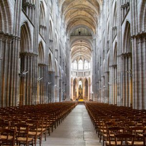 France, Rouen, Cathedral – Nave (00:02:00) High-Quality Images & Videos The MCA Collection