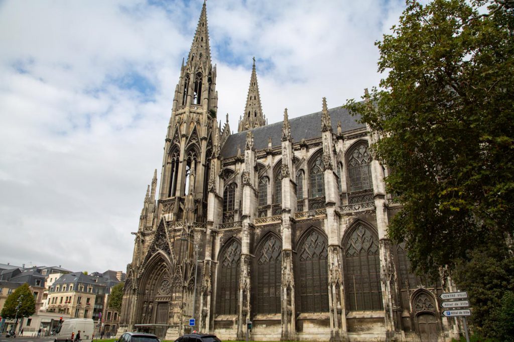 France, Rouen, Saint Quen abbey – Flying buttresses (00:00:15) High-Quality Images & Videos The MCA Collection