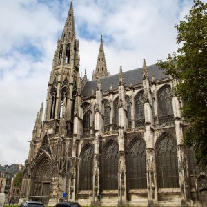 France, Rouen, Saint Quen abbey – Flying buttresses (00:00:15) High-Quality Images & Videos The MCA Collection