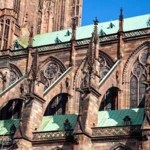 France, Strasbourg Cathedral – Flying Buttresses (00:00:56) High-Quality Images & Videos The MCA Collection