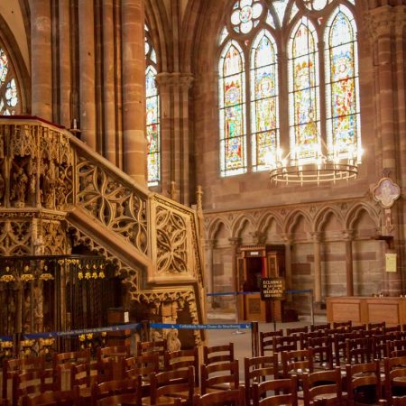 France, Strasbourg Cathedral - Pulpit (00:00:15)