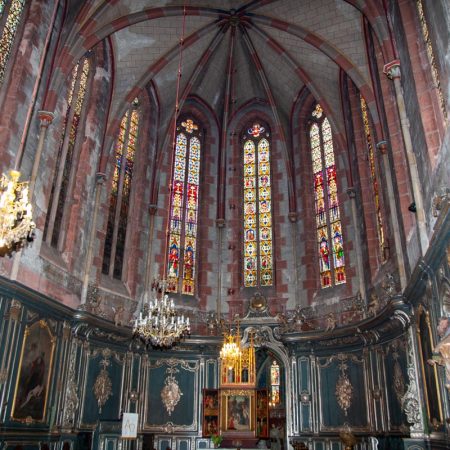 France, Strasbourg, Saint Pierre le-Jeune church  - Apse (00:00:15)
