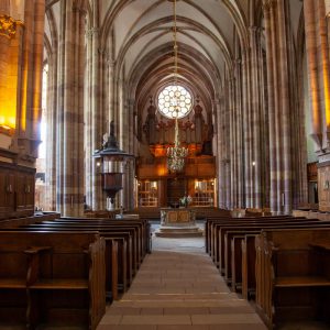 France, Strasbourg, Saint Thomas  – Nave (00:00:15) High-Quality Images & Videos The MCA Collection