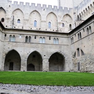 France, Avignon, Old Palace of Benedict XII -Cloister (00:00:25) High-Quality Images & Videos The MCA Collection