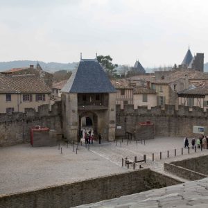 France, Carcassonne Medieval City – Medieval Barbicans (00:05:38) High-Quality Images & Videos The MCA Collection