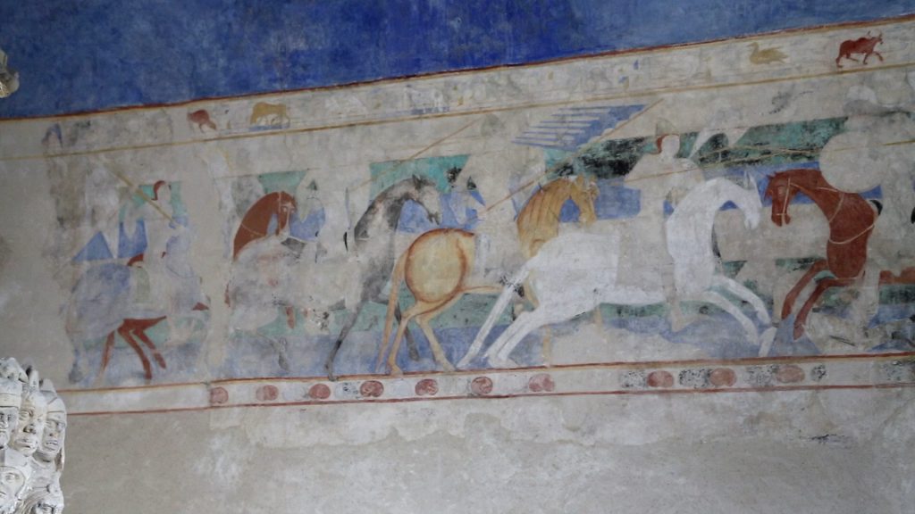 France, Carcassonne Medieval City – Medieval frescoes (00:01:13) High-Quality Images & Videos The MCA Collection