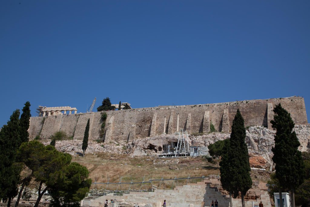 Greece, Athens, Acropolis – Choregic monument of  Thrasyllos (00:00:23) High-Quality Images & Videos The MCA Collection