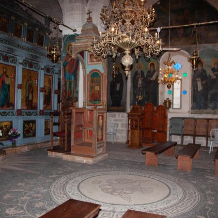 Israel, Dead Sea, Greek Orthodox Monastery of. Saint Gerasimus (00:01:45)