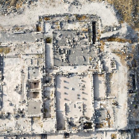 Israel, Hippos (Sussita), Basilica (West) (00:01:50)