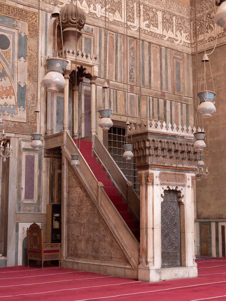 Egypt, Cairo – Mosque and Madrasa of Sultan Hassan – Minbar (00:00:20) High-Quality Images & Videos The MCA Collection