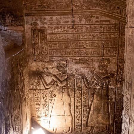 Egypt, Edfu Temple -Decorated Corridor (00:00:54)