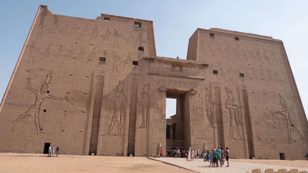 Egypt, Edfu Temple – Pylon (Monumental Gate) (00:02:34) Egypt, Edfu Temple – Pylon (Monumental Gate) (00:02:34) High-Quality Images & Videos The MCA Collection