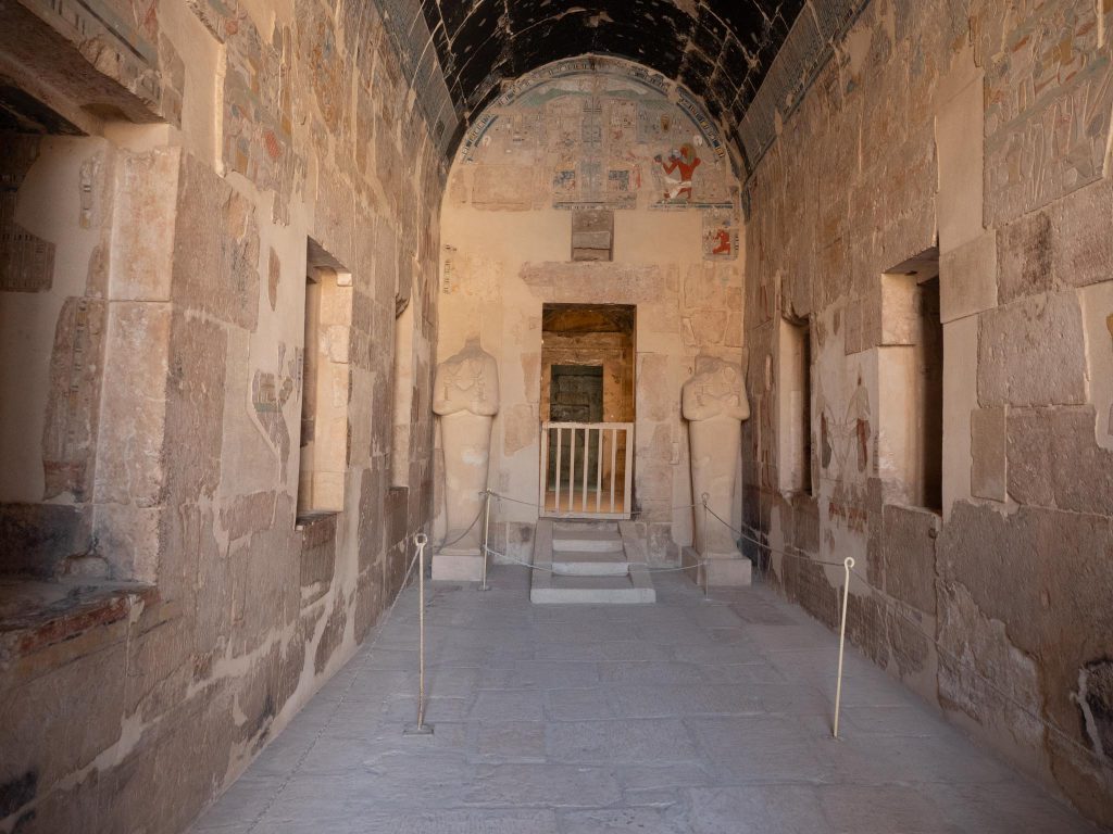 Egypt, Luxor – Mortuary Temple of Hatshepsut – Amun Shrine (00:02:54) High-Quality Images & Videos The MCA Collection