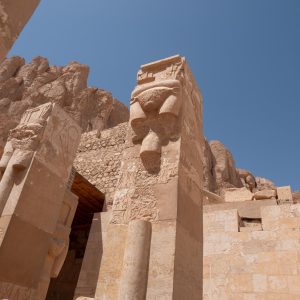 Egypt, Luxor – Mortuary Temple of Hatshepsut – Hathor Shrine (00:04:12) High-Quality Images & Videos The MCA Collection