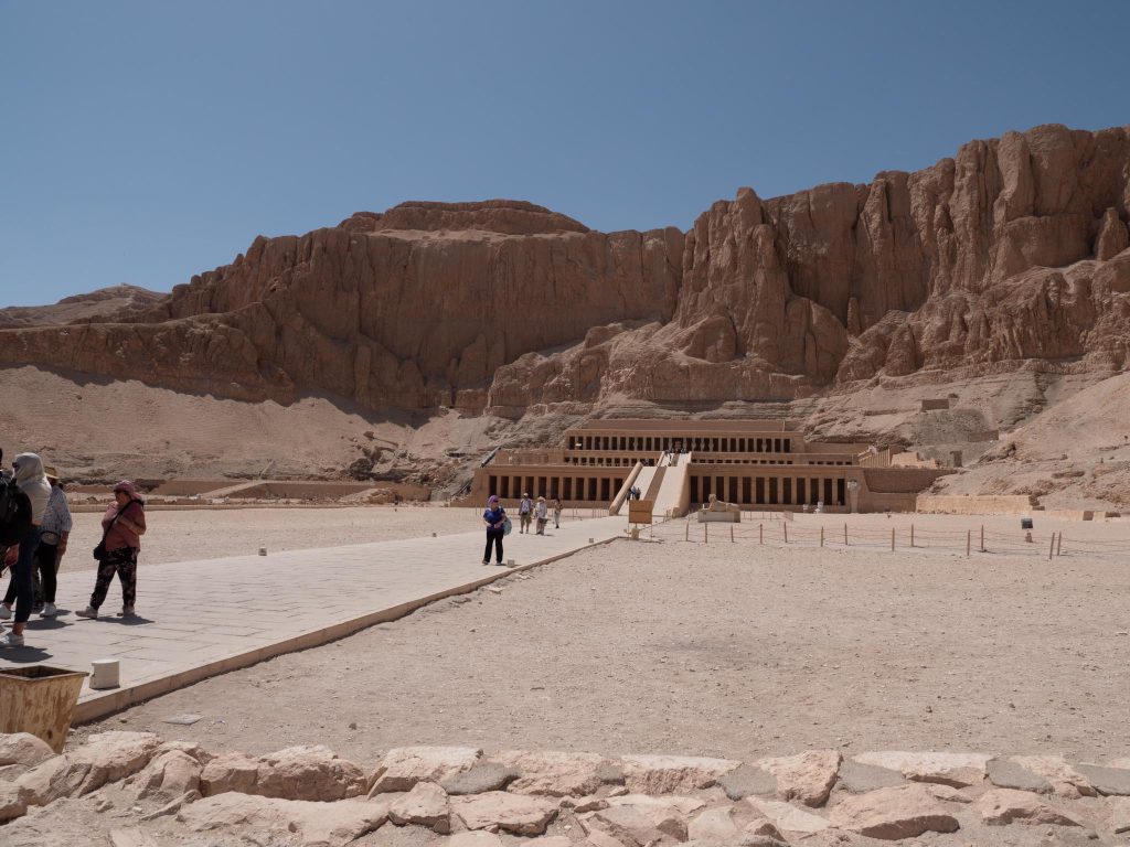 Egypt, Luxor – Mortuary Temple of Hatshepsut – Lower Terrace (00:00:39) High-Quality Images & Videos The MCA Collection