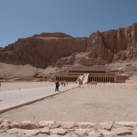 Egypt, Luxor - Mortuary Temple of Hatshepsut - Lower Terrace (00:00:39)