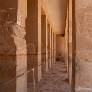 Egypt, Luxor – Mortuary Temple of Hatshepsut – Middle Porticoes (00:02:16) High-Quality Images & Videos The MCA Collection