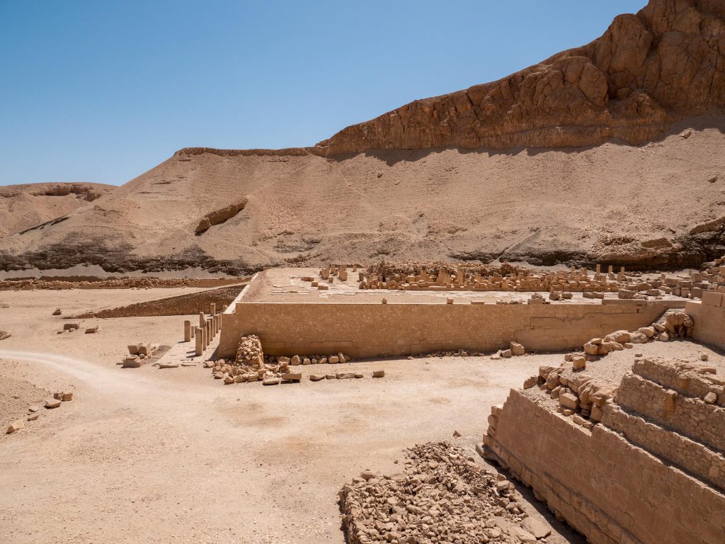 Egypt, Luxor – Mortuary Temple of Hatshepsut – Temple of Mentuhotep II (00:00:13) High-Quality Images & Videos The MCA Collection