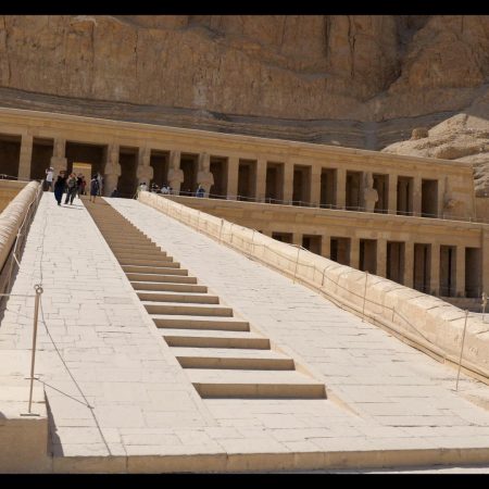 Egypt, Luxor - Mortuary Temple of Hatshepsut - The Ramp (00:00:33)
