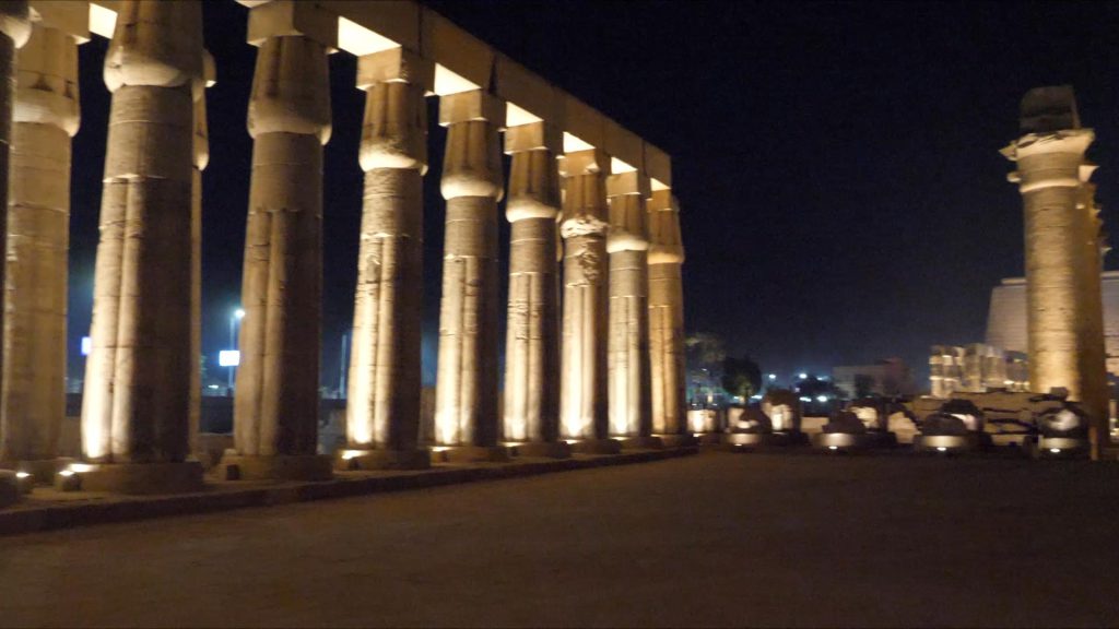 Egypt, Luxor – Temple of Luxor – Courtyard of Amenhotep III High-Quality Images & Videos The MCA Collection