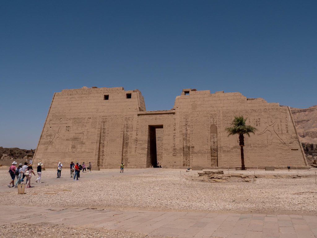 Egypt, Medinat Habu – Mortuary Temple of Ramesses III – 1st Pylon (00:03:10) High-Quality Images & Videos The MCA Collection