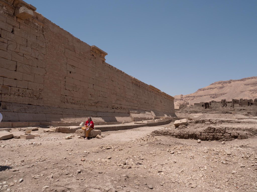 Egypt, Medinat Habu – Mortuary Temple of Ramesses III – Outer walls inscriptions (00:05:00) High-Quality Images & Videos The MCA Collection