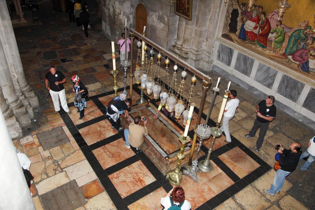 Israel, Jerusalem – Church of the Holy Sepulchre – Stone of Unction (00:02:08) High-Quality Images & Videos The MCA Collection