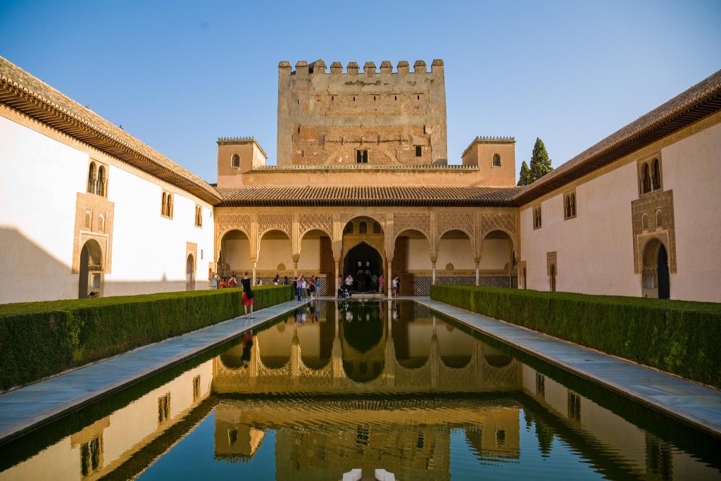 Spain, Granada – Alhambra, Comares Palace – Courtyard of the Myrtles (00:08:31) High-Quality Images & Videos The MCA Collection