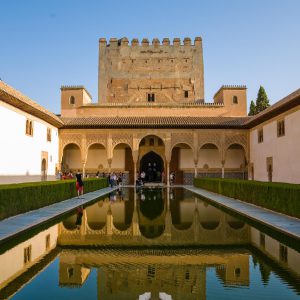 Spain, Granada – Alhambra, Comares Palace – Courtyard of the Myrtles (00:08:31) High-Quality Images & Videos The MCA Collection