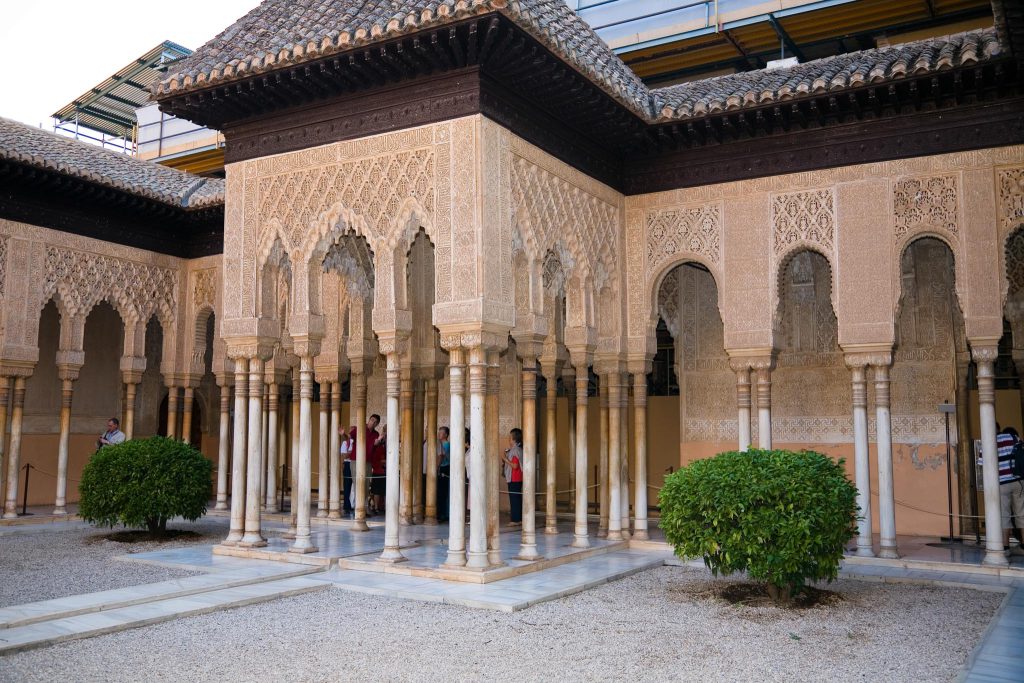 Spain, Granada – Alhambra, Court of the Lions (00:03:34) High-Quality Images & Videos The MCA Collection