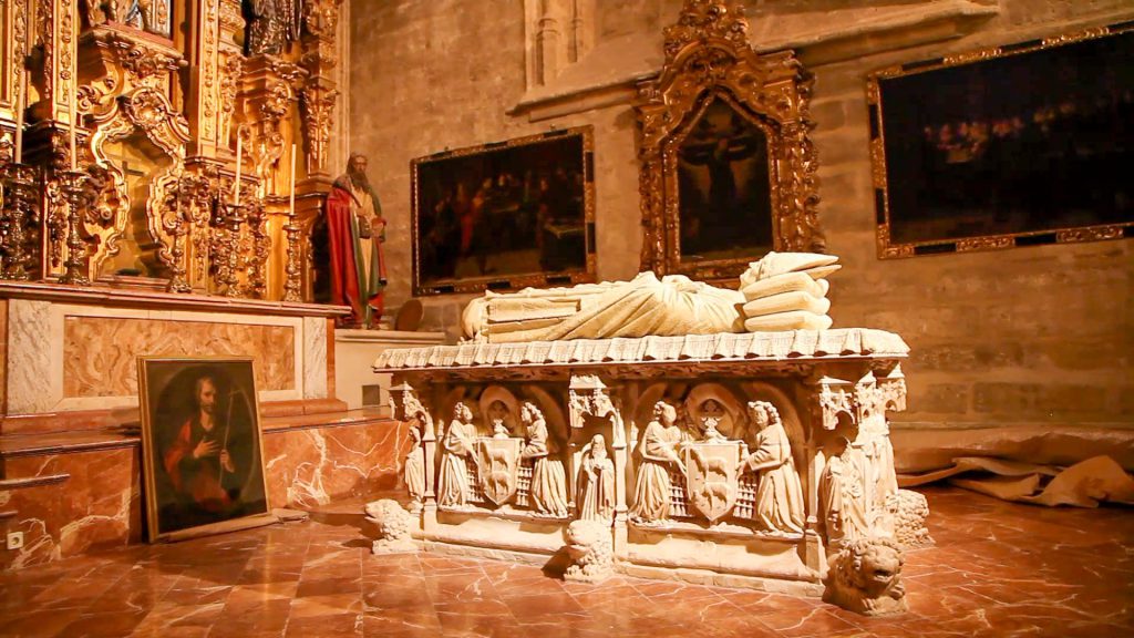 Spain, Seville – Cathedral – Tomb of Cardinal Juan de Cervantes y Bocanegra (00:00:45) High-Quality Images & Videos The MCA Collection