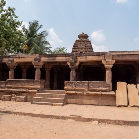 India, Karnataka, Aihole - Chakragudi Temple (00:01:47)
